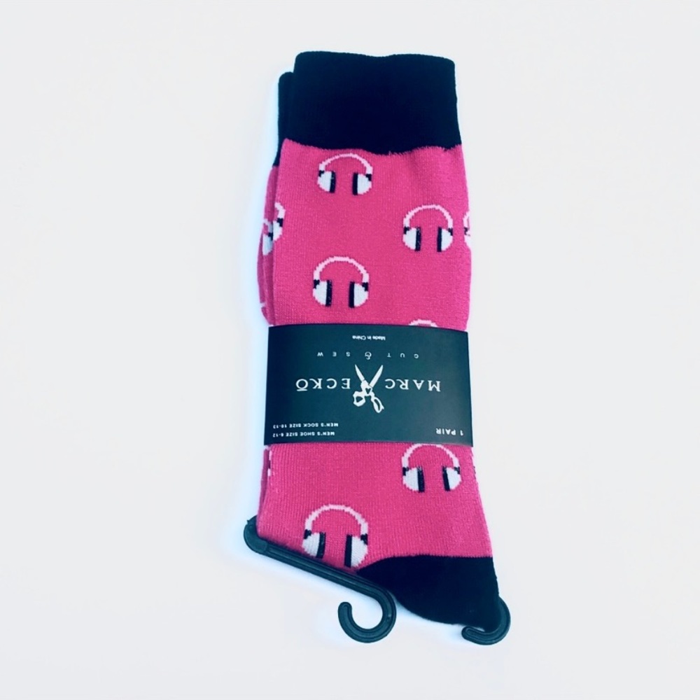 Novelty fun socks - headphones